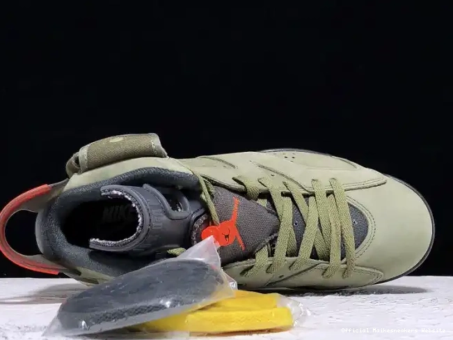 Official Maikesneakers Travis Medium CN1084-200 6 Jordan Scott Air Olive x 0530
